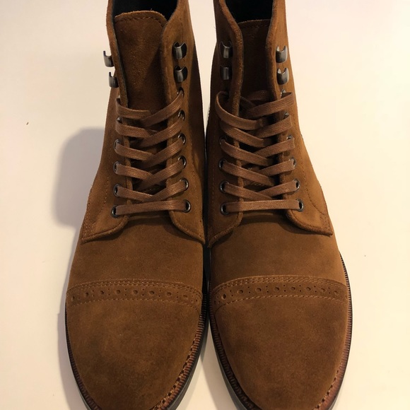 Mens Coach Bleecker cap toe Boots size 10.5&9 New! - Picture 2 of 8